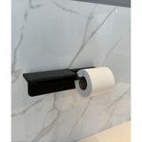 Velux Home Metal Şık Modern Tasarım Tuvalet Kağıdı ve Telefon Tutucu Banyo Askısı Tuvalet Kağıtlığı