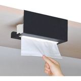 Velux Home Pratik Metal Çek Al Peçetelik Mutfak Organizeri Kağıt Havluluk Metal Peçete Askısı BOYUT: 11*10*24 CM - Siyah