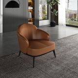 Veluxe Home & Living'den Fres Italyan Deri Berjer Hakiki Deri Berjer Modelleri - Kahverengi