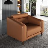 Veluxe Home & Living'den Nuova Italyan Deri Berjer Hakiki Deri Berjer Modelleri - Kahverengi