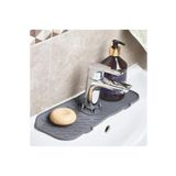 velvedi Aveo 1 Adet Tutucu Musluk Matı, Mutfak Ve Banyo Koruyucu Musluk Ve Lavabo Altı Mat