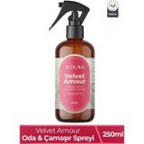 Velvet Amour Parfümlü Oda ve Çamaşır Spreyi Ortam ve Kumaş Kokusu Velvet Amour Room Spray 250ML