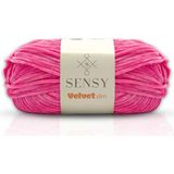 Velvet Slim El Örgü Ipi Battaniye Ipi Kazak Ipi Amigurumi Ipliği Bebek Battaniye Ipi Kadife Ip Amigurumi Ip - Pembe