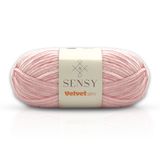Velvet Slim El Örgü Kazak Ipi Bebek Battaniye Kadife Amigurumi İp (Bebe Pembesi)