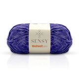 Velvet Slim El Örgü Kazak Ipi Bebek Battaniye Kadife Amigurumi İp (Mor)