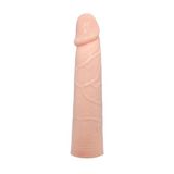 VelvexNoir 6CM Dolgulu Realistik Penis Kılıfı Uzatmalı Prezervatif Dildo