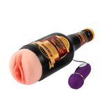 VelvexNoir Beer Bottle 24 CM Titreşimli Realistik Yapay Vajina Masturbatör