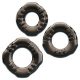 VelvexNoir Ring Triple 3 Adet Penis Halkası Seti