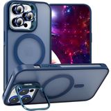 Velvoria iPhone 15 Pro Max 6.7" Cyrenn Magsafe Kılıf + Lens Koruyucu Gece Mavisi - Lacivert