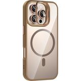 Velvoria iPhone 15 Pro Max 6.7" Cyrenn Magsafe Kılıf + Lens Koruyucu Kum Beji