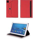 Velvoria Polypad A71 Hd Quad Core 7" Tablet Uyumlu Standlı Üniversal Kapaklı Kırmızı Tablet Kılıfı