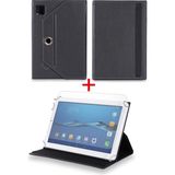 Velvoria Polypad I8 Max 3g - 8" Tablet Uyumlu Standlı Tablet Kılıfı + Nano Ekran Koruyucu - Siyah