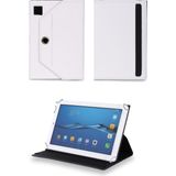 Velvoria Polypad Q7 IPS -7" Tablet Uyumlu Standlı Üniversal Kapaklı Beyaz Tablet Kılıfı