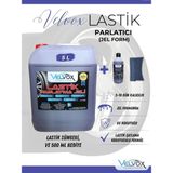 Velvox Lastik Parlatıcı Jel 5L, 500ml ve Sünger Hediyeli | 5-10 Gün Kalıcılık | Süper Parlak Siyah Görünüm | UV Koruma | Antistatik | Çatlama Koruyucu |