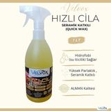 Velvox Seramik Katkılı Hızlı Cila 1l / Oto Cila & Quick Wax / Hidrofobik Koruma, Çizik Kapama, - 1 lt