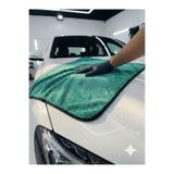 Vemaks Oto Aksesuar Yeşil Mikrofiber Kirpi Oto Kurulama Yıkama Bezi Büyük Boy