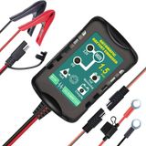 Vemote 12 V/6 V akü damlama şarj cihazı, 1,5 A otomatik akıllı şamandıra şarj cihazı, motosiklet, çim biçme makinesi, araba, tekne traktörü, ATV, SLA VRLA jel hücre AGM kurşun asit piller için ihale şarj