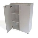 Vena Beyaz 80x35x115 cm Tam Kapak Ofis Dolabı