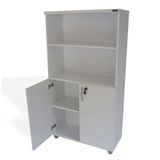 Vena Beyaz 80x35x150 cm Tam Kapak Ofis Dolabı
