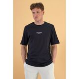 Vena Erkek Vena Sports Baskılı Siyah Bisiklet Yaka Regular Fit T-Shirt - XL