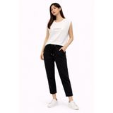 VENA Kadın Alian Beli Lastikli Beach Pantolon %100 Lyocell (Tencel™) - Siyah