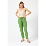 Vena Kadın Alian Yeşil Beli Lastikli Beach Pantolon (Lyocell) - L/25