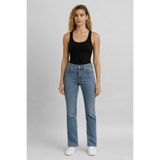 VENA Kadın Gabriel Med Blue Straight Fit Jean Pantolon - Med Blue