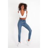 VENA Kadın Gabriella Dirty Dark Blue Skinny Jean Pantolon Lyocell (Tencel™) - Dirty Dark Blue