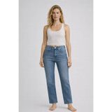 VENA Kadın Jessica Med Blue Mom Jean Pantolon - Med Blue