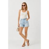 VENA Kadın Jolie Bermuda Sky Blue Jean Şort - Sky Blue