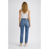 VENA Kadın Maria Yıpratmalı Tint Dark Blue Slim Mom Jean Pantolon - Tint Dark Blue