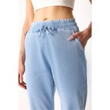 VENA Kadın Marla Sky Blue Yüksek Bel Slouchy Jogger Pantolon - Sky Blue