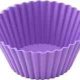Venadora Silikon Muffin Kek Kalıbı Yapışmaz 6 Adet Mor