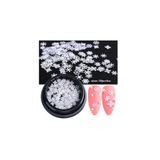Venalisa 100 Adet Beyaz Kart Tanesi Yılbaşı Süs Tırnak Süsleme Nail Art