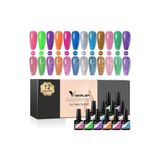 Venalisa 12'li Disko Kalıcı Oje 7,5ml Uv Led Reflective Flash Disco Gel Polish
