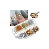 Venalisa 6'lı Tırnak Folyo Parçaları Tırnak Süsleme Nail Art