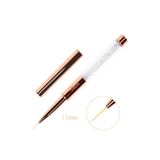 Venalisa Kapaklı Nail Art Çizim Fırçası Ince Tırnak Fırçası 11 Mm No.3
