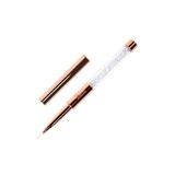Venalisa Kapaklı Nail Art Çizim Fırçası Ince Tırnak Fırçası 9 mm No.2