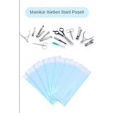 Venalisa MİNİ BOY (SADECE UÇLAR SIĞABİLİR) 200 Adet Tırnak Pens Kronk Sterilizasyon Poşeti 57x130mm