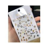 Venalisa Tırnak Yılbaşı Sticker Tırnak Süsleme Nail Art CJ026-GOLD