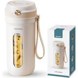 Venandin BLBDC-001 Taşınabilir Şarjlı Blender – USB Şarjlı, Kablosuz Smoothie Blender 350ML - Beyaz