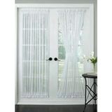 Venarde Concept Briz Kelebek Tül Perde Sık Pileli - 100 x 150 cm - Kırık Beyaz
