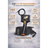 Venas 5 Metre Endüstriyel Endoskop 4.3 Inç IPS Ekran Yılan Kamera IP67 Su Geçirmez Kamera