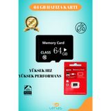 Venas Ultra 64 GB UHS-3 Class 10 A++ KALİTE 64G- Micro SD Kart