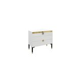 Venatto Loft Dekoratif Şifonyer(%100Mdf) Beyaz