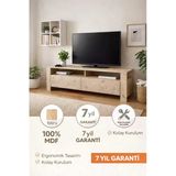 Venatto Mocca Tv Ünitesi Meşe (%100Mdf) Meşe