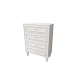 VENATTO Romantic 4 Çek,avangart,beyaz Şifonyer(%100MDF)