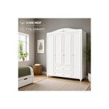 VENATTO Romantic 4 Kapılı, 2 Çekmeceli, Avangart Dolap/gardırop(%100MDF)