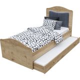 Venatto Romantic Yavrulu KARYOLA(%100MDF) - Meşe - 100 x 200 cm