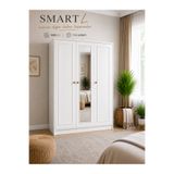 VENATTO SMART L 3 KAPAKLI,AYNALI DOLAP/GARDIROP (%100MDF)